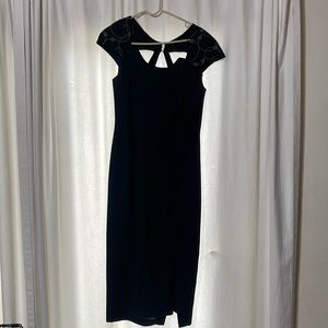 Black Evening Gown with beading